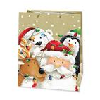 Сумка подарочная ламинированная НГ 26*32,4*12,7см Антелла/27802