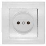 Розетка 1-м СП Бриллиант 16А IP20 бел Universal 7947588/1062100 