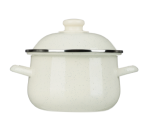 Кастрюля эмал 2л Айвори д18см индукция Ветта/894-566