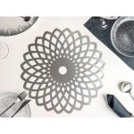 Салфетка сервировочная полиуретан 38*38см Дэми серебристый/4686145