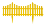 Забор декоративный Модерн штакетник 60х33 см 5 шт желтый Диорит/10606 (м) 