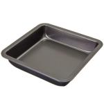 Противень глубокий угл сталь с АП 21*21*3,5см квадрат Гала/846-368 (Б)