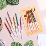 Свечи д/торта 6шт С Днем Рождения металлик/7582971