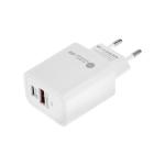 Зарядное устройство USB/Type-C 2А 220В Luazon белое/LZZ-22/9714636