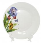 ГОРТЕНЗИЯ Тарелка обеденная 23 см фарфор МФК/MFK20231