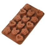 Форма д/шоколадных конфет силикон 21*10,3*1см/MU630-192/96373