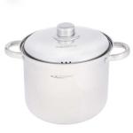 Кастрюля нерж сталь Гретта 7,3л д22см мет крышка Катунь/KT04-D-72/009594