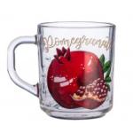 Кружка стекл 0,2л Полезный гранат МФК/07с1335