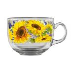 Бульонница стекл 0,45л Подсолнухи Декостек/2027-Д