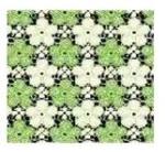 Клеенка столовая ПВХ б/осн 111F Ажурный край  рул 1,32*22пог/м Лейс