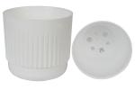БЕТА Кашпо д/растений 1,4л д13см Белый Ливингрин/Б13-10