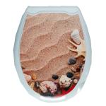 Сиденье-крышка д/унитаза с рисунком Песок Мультипласт/MPG7563