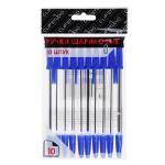 2 Ручки шариковые синие 10шт РО40 ClipStudio/102-048 