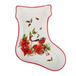 1 ВИНТЕР Блюдо керам 25,5*19,5*3,5см в форме сапожка Миллими п/уп ГЦ/820-824