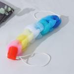 Мочалка д/тела косичка Радуга 30г Доляна/1035888