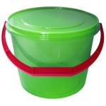 Контейнер пласт кругл 15л герметичн крышка/ручка Бриг/0-11 (10)