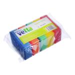 Набор губок д/посуды Прима 5шт 8*5*2,5см Ветта ГЦ/441-082 МИН 10 ШТ