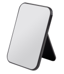 Зеркало настольное косметическое 14*20см черное Рыжий кот/108714