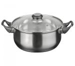 Кастрюля нерж сталь 4,8л д24см стекл крышка ASTELL Катунь/RW1201-LQ-24C/119949