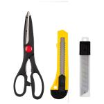 Набор инструментов 7пр (ножницы/нож строительный/лезвия 5шт) /СКР/105597