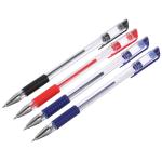 2 Ручка гелевая НАБОР 4цв (2 син, 1 крас, 1 черн) 0,5мм ClipStudio/526-530 