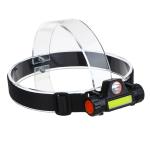 Фонарь налобный пласт 1000мАч 1СОВ 1LED 8*3*см 2режима Ермак/221-013