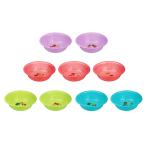 Миска пласт д20,3см микс /845-194