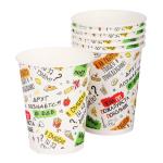 Набор стаканов бумажн 6шт 250мл 2диз Priority/530-406