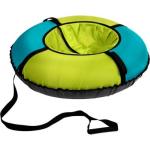 Тюбинг Ватрушка д60см с закрытым клапаном лимон/бирюза/60\5067/ТБЭ-60/Б2