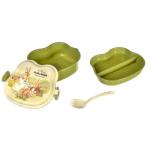 Ланч-бокс пласт 16,5*12см квадратный Зайчата ГЦ/829-143 (Б)