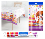 Скатерть ПЭ 120*180 Пушистики 35мкм б/п инд упаковке АП