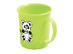 Кружка пласт детская 0,18л Пластишка декор зеленый Бытпласт/431380209