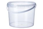 Ведро PP 3,25л d195мм с крышкой ОСВ КЗ б/этик