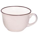 ШАРМ Кружка фарфор 0,45л тюльпан белый Аппетит ПЛТ/WWSHARM450-4