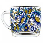 Кружка стекл 0,3л Милори Декостек/2134-Д/Т00020704