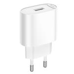 Зарядное устройство сетевое USB 12Вт 2,1А Hoco белый ГЦ/916-277