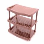 Этажерка д/обуви Компакт 3-х секционная 510х530х320 мм Мультипласт/MPG5613 