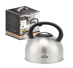 Чайник нерж/сталь со свистком 3,8л ручка soft touch STONELAND SWK-0115