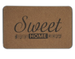 Коврик влаговпитывающий 40*60см Велюр Милый дом бежевый КФТ/TCLR/W-1303 (10)