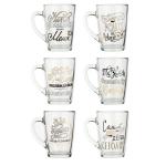 Кружка стекл 0,3л На позитиве 6диз ОСЗ/806-177