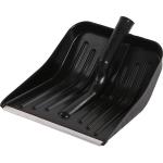 Лопата д/снега 43*37см с алюм кромкой Комбат д4см малая черная б/черенка ХПЛ