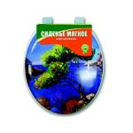 Сиденье д/унитаза мягкое с рисунком Мультипласт/MPG8013 (Б) - -