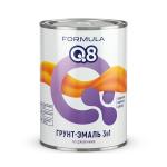 Грунт эмаль по ржавчине 3 в 1 матовая 0,8кг белая Formula Q8/52020