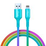 Кабель для зарядки iP 100см 2А Форза Радуга ГЦ/443-034