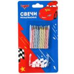 Свечи д/торта 10шт незадуваемые Тачки/5108376