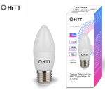 Лампа светодиод 11W (110ВТ) E27 свеча нейтрал бел свет HiTT/1010038