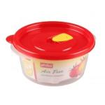 Контейнер д/холод и СВЧ с клапаном Аир фри кругл 0,75л красный Бытпласт/431189604 