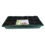 Парник мини на подоконник 3 вставки по 6 ячеек д/рассады ГСТ/3019551