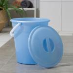 Ведро 3л пласт пищевое Евро с крышкой микс Радиан/10033009 (м)