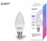 Лампа светодиод 11W (75ВТ) E14 свеча теплый свет HiTT/1010028